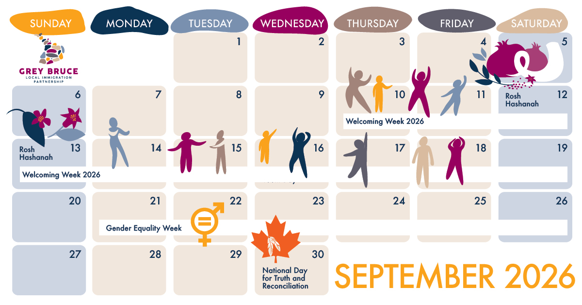 Calendar of September events